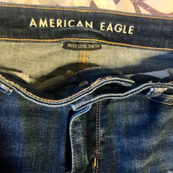 AE Next Level High-Waisted Patched Jeggins - Picture 3 of 4